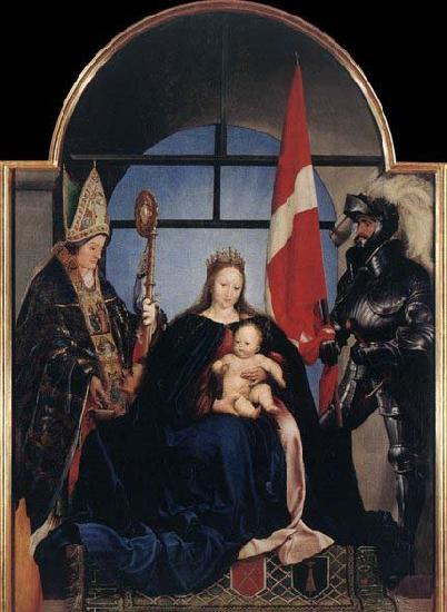 HOLBEIN, Hans the Younger The Solothurn Madonna oil painting image